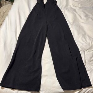 Charlotte Russe Black Wide Leg Jumpsuit